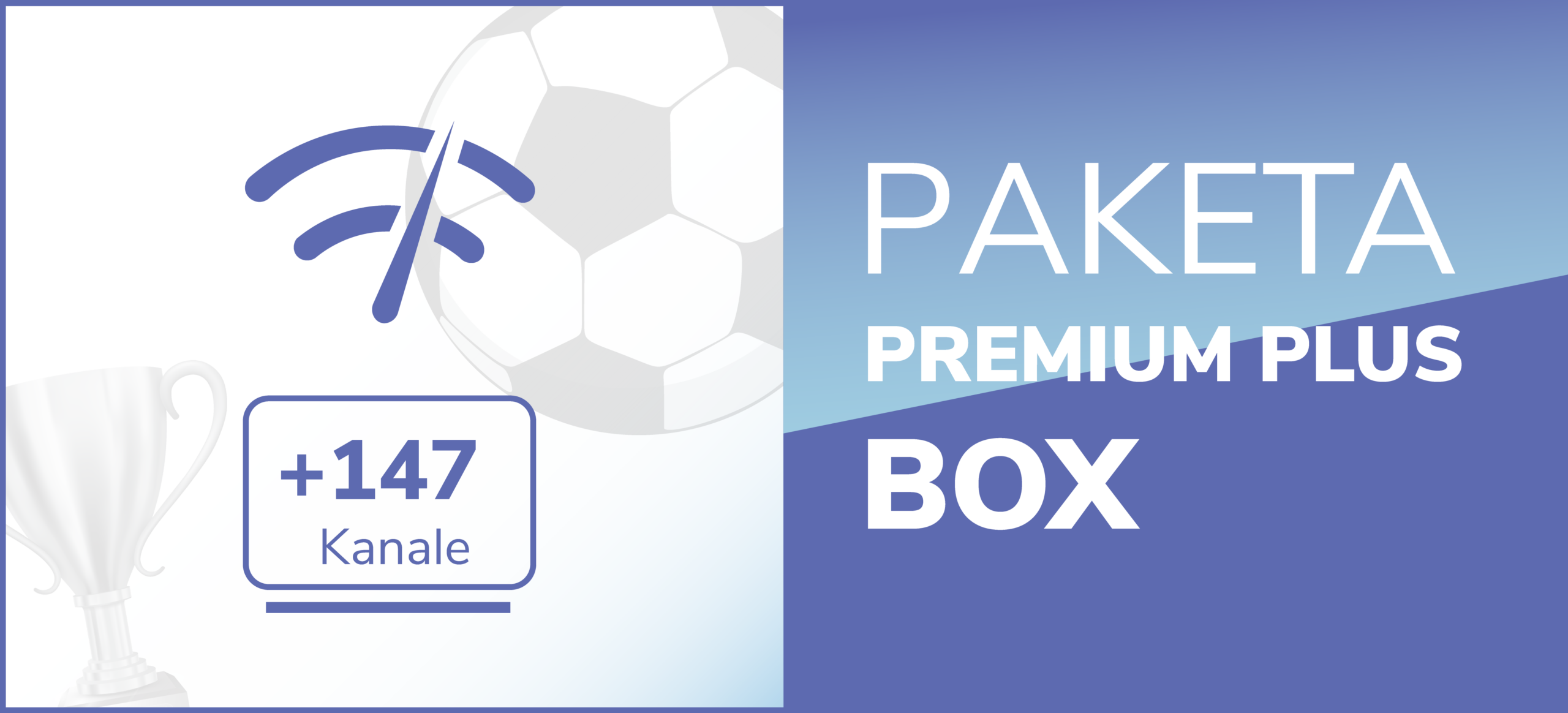 Premium PLUS 100/50 mbps +147 kanale